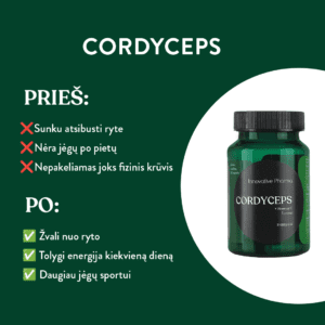 codryceps papildai energijai