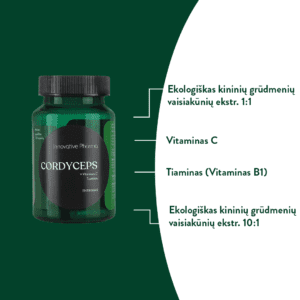 kordicepsas energijai ir ištvermei