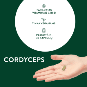 kordicepsas energijai ir ištvermei